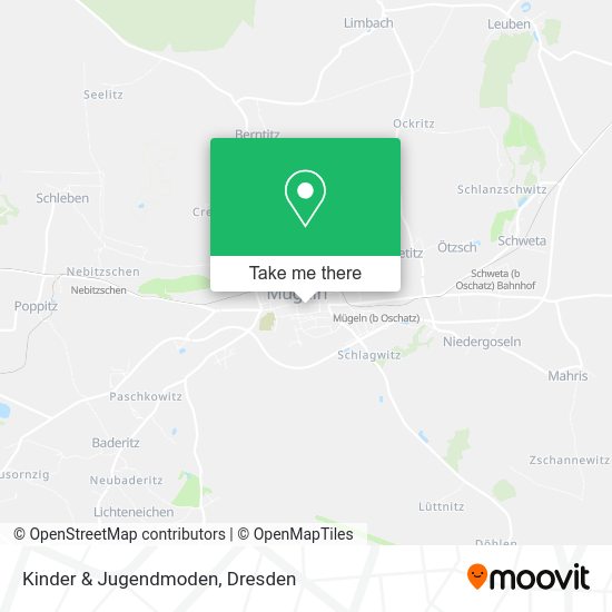 Карта Kinder & Jugendmoden