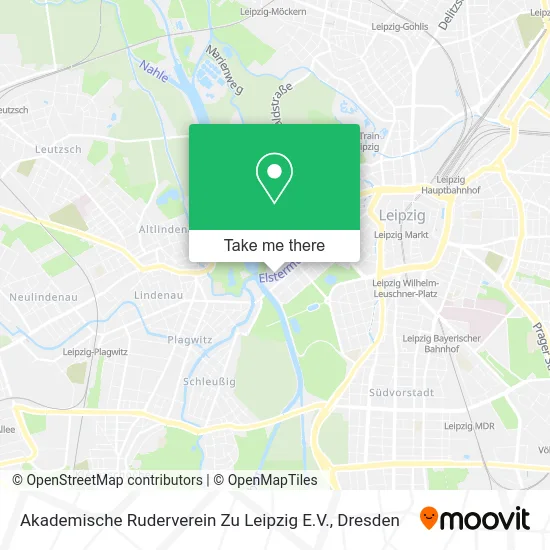 Карта Akademische Ruderverein Zu Leipzig E.V.