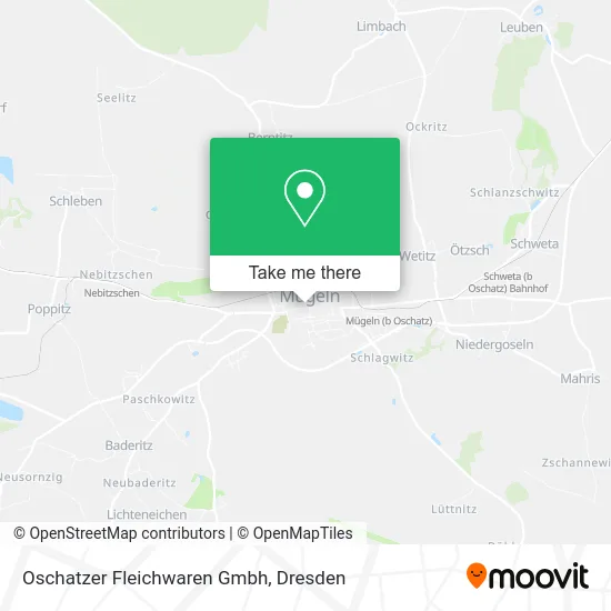 Карта Oschatzer Fleichwaren Gmbh