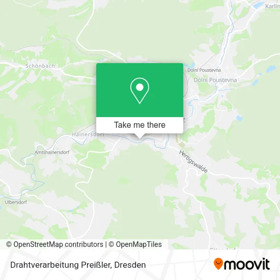 Карта Drahtverarbeitung Preißler