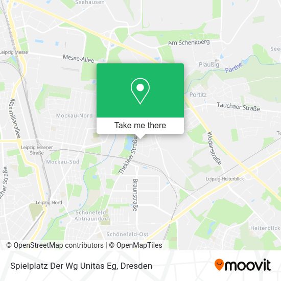 Карта Spielplatz Der Wg Unitas Eg