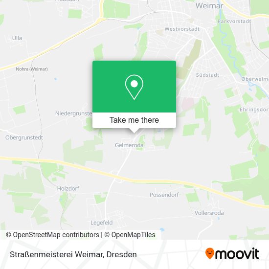 Карта Straßenmeisterei Weimar
