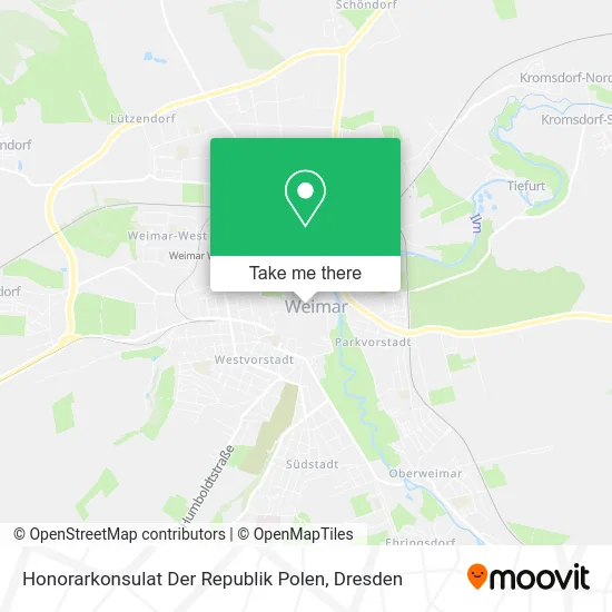 Карта Honorarkonsulat Der Republik Polen