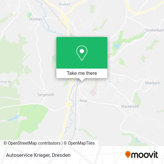 Карта Autoservice Krieger