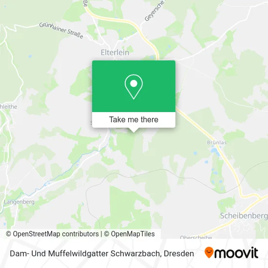 Карта Dam- Und Muffelwildgatter Schwarzbach