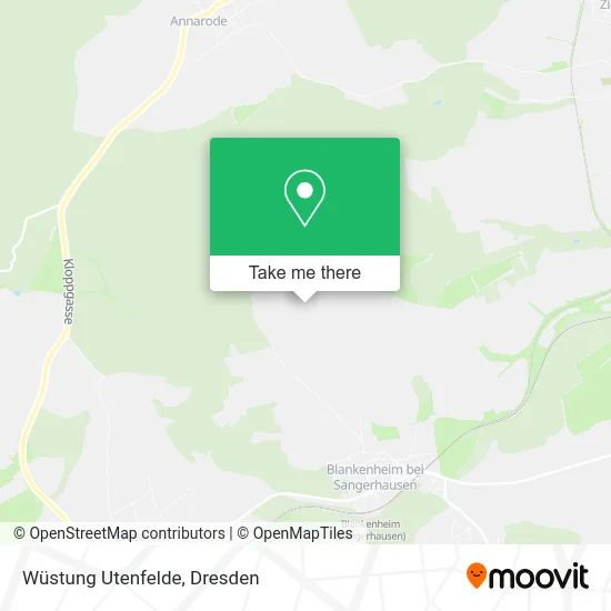 Карта Wüstung Utenfelde