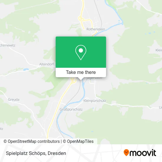 Карта Spielplatz Schöps