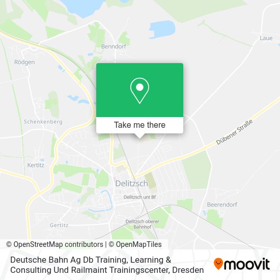 Карта Deutsche Bahn Ag Db Training, Learning & Consulting Und Railmaint Trainingscenter