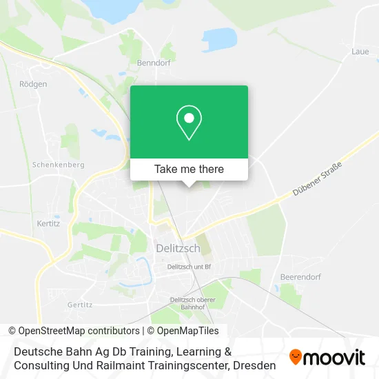 Карта Deutsche Bahn Ag Db Training, Learning & Consulting Und Railmaint Trainingscenter