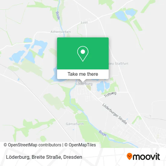 Карта Löderburg, Breite Straße