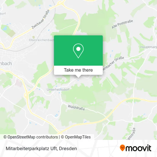 Карта Mitarbeiterparkplatz Uft