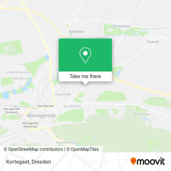 Карта Kortegast