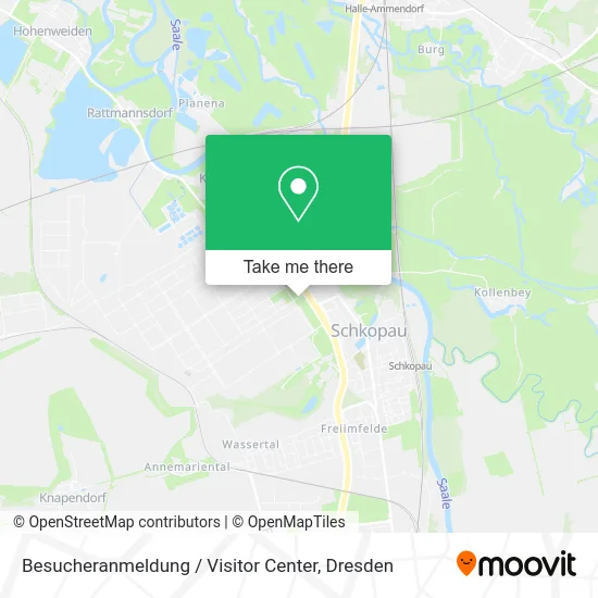 Карта Besucheranmeldung / Visitor Center