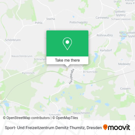 Карта Sport- Und Freizeitzentrum Demitz-Thumitz