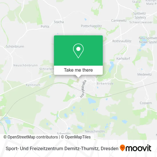 Карта Sport- Und Freizeitzentrum Demitz-Thumitz