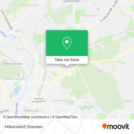 Hilbersdorf map