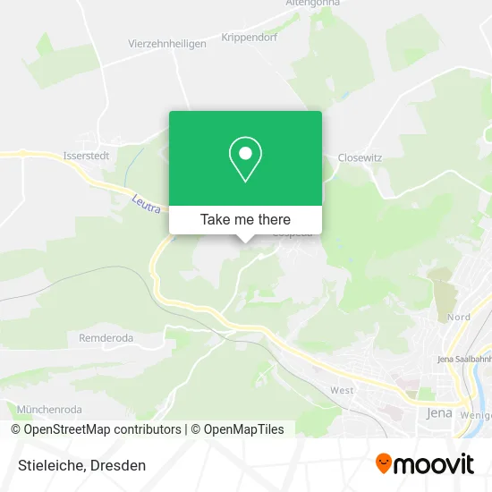 Карта Stieleiche