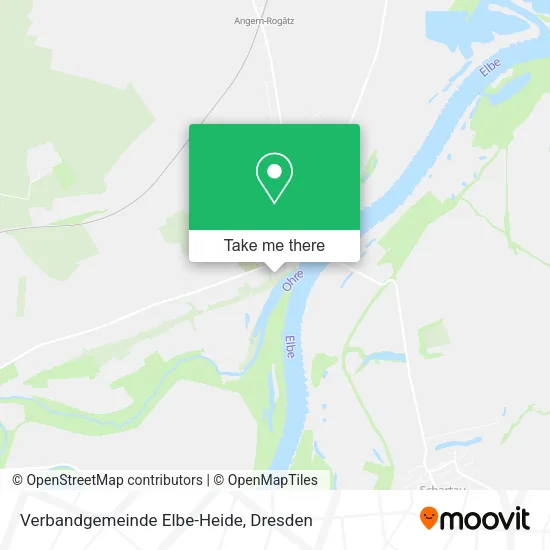 Карта Verbandgemeinde Elbe-Heide