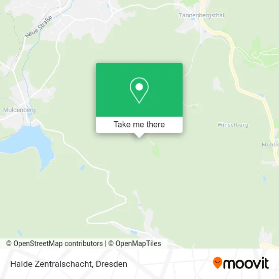 Карта Halde Zentralschacht