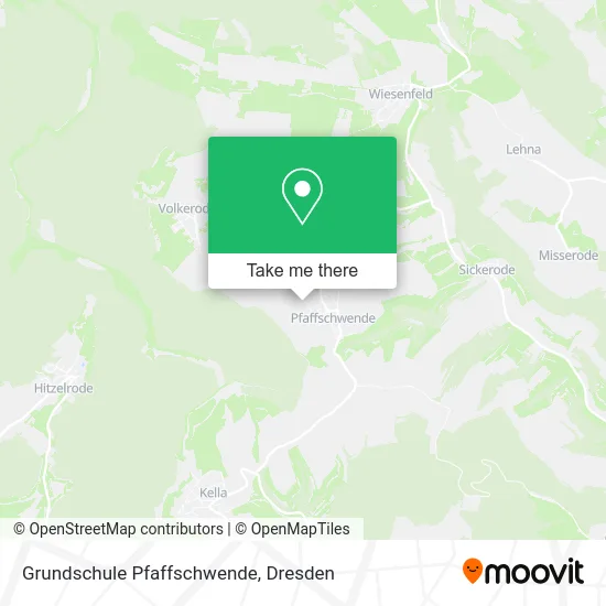 Карта Grundschule Pfaffschwende