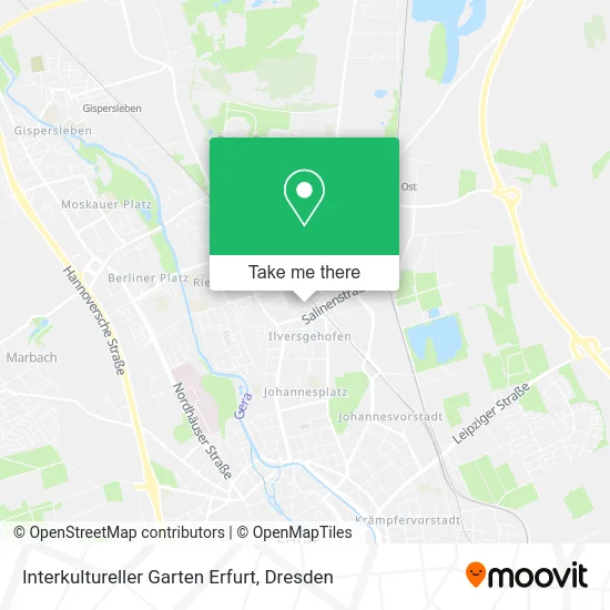 Карта Interkultureller Garten Erfurt