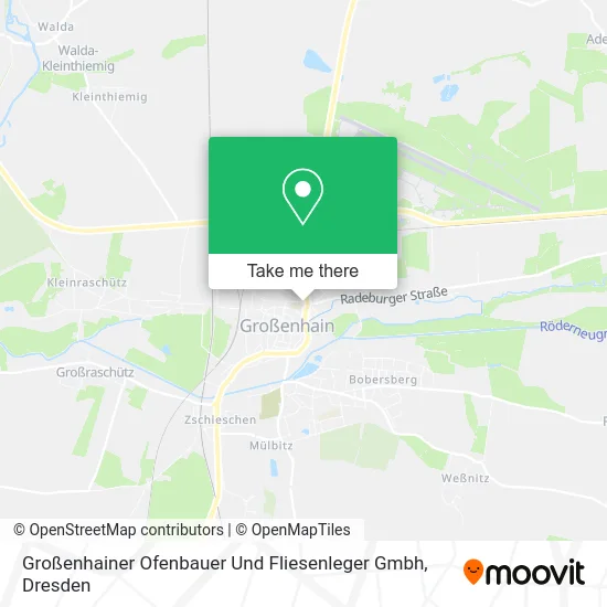 Карта Großenhainer Ofenbauer Und Fliesenleger Gmbh
