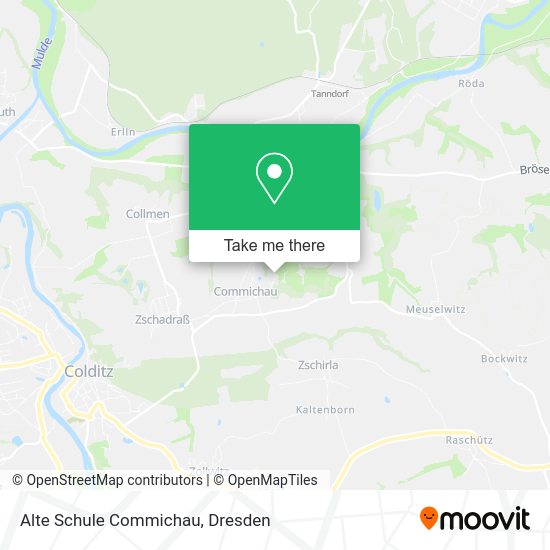 Карта Alte Schule Commichau