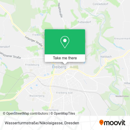Карта Wasserturmstraße/Nikolaigasse