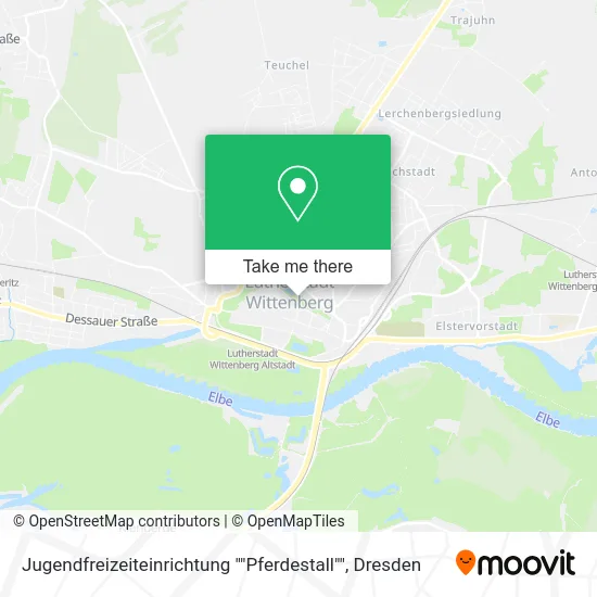 Карта Jugendfreizeiteinrichtung ""Pferdestall""