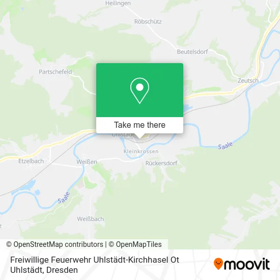 Карта Freiwillige Feuerwehr Uhlstädt-Kirchhasel Ot Uhlstädt