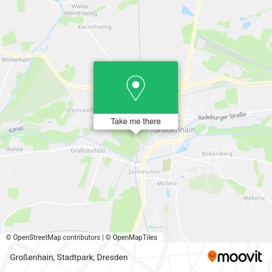 Карта Großenhain, Stadtpark
