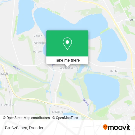 Карта Großzössen