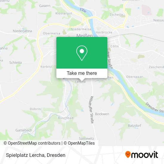 Карта Spielplatz Lercha