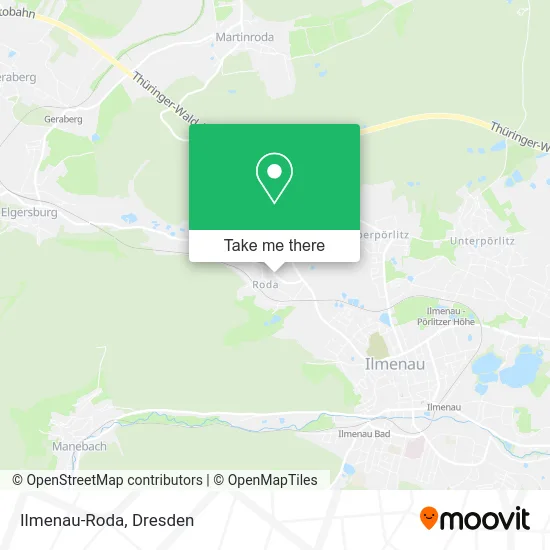 Карта Ilmenau-Roda