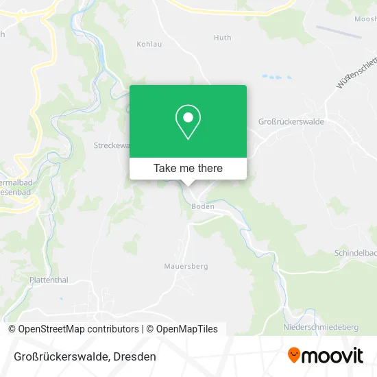 Карта Großrückerswalde
