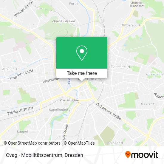 Карта Cvag - Mobilitätszentrum