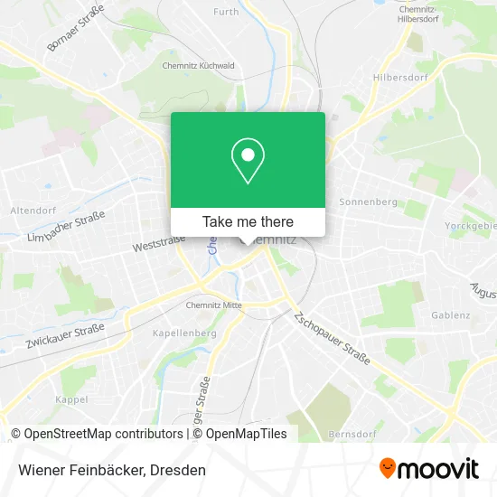 Карта Wiener Feinbäcker