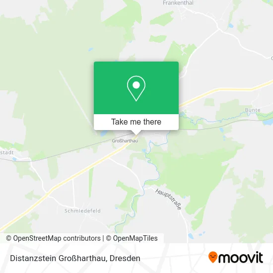 Карта Distanzstein Großharthau