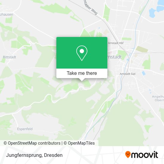 Карта Jungfernsprung
