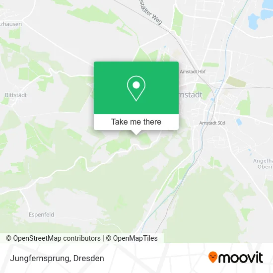 Карта Jungfernsprung