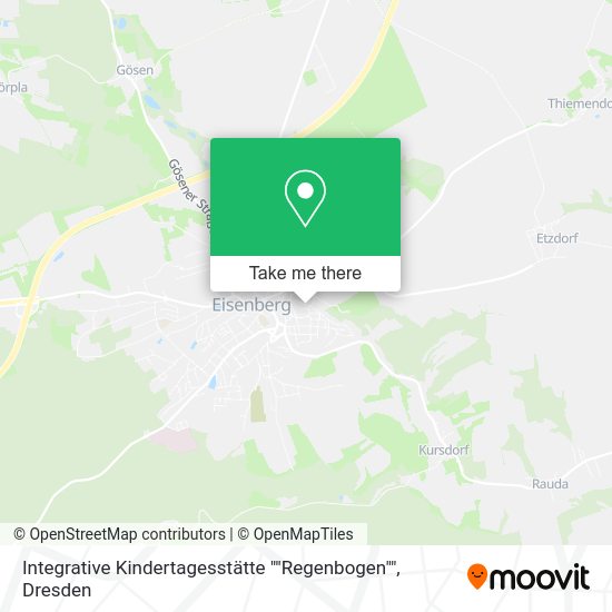 Карта Integrative Kindertagesstätte ""Regenbogen""