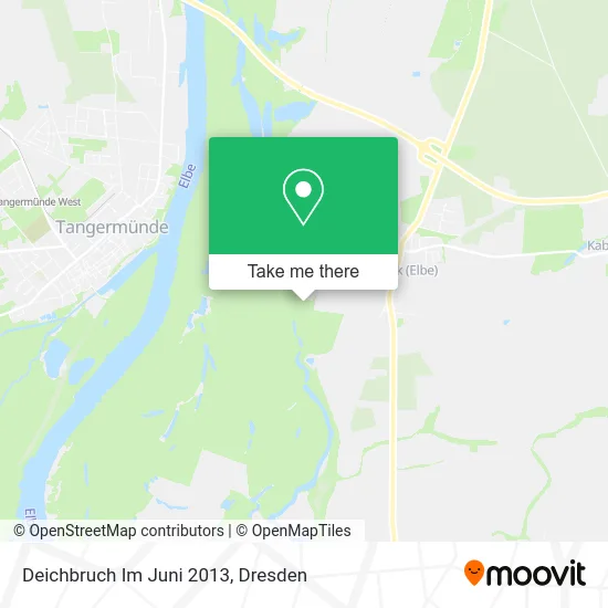 Карта Deichbruch Im Juni 2013