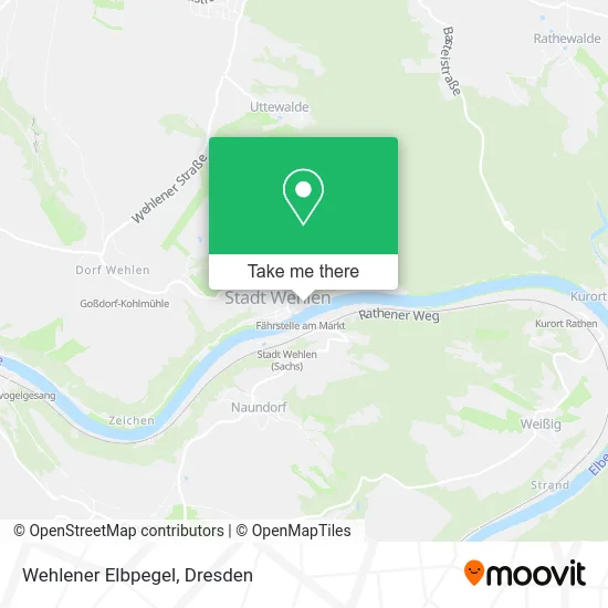 Карта Wehlener Elbpegel
