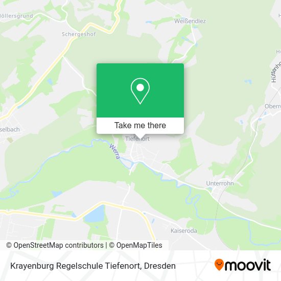 Карта Krayenburg Regelschule Tiefenort