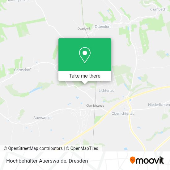 Карта Hochbehälter Auerswalde