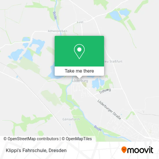 Карта Klippi's Fahrschule