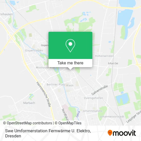 Карта Swe Umformerstation Fernwärme U. Elektro