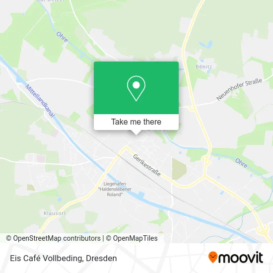 Карта Eis Café Vollbeding