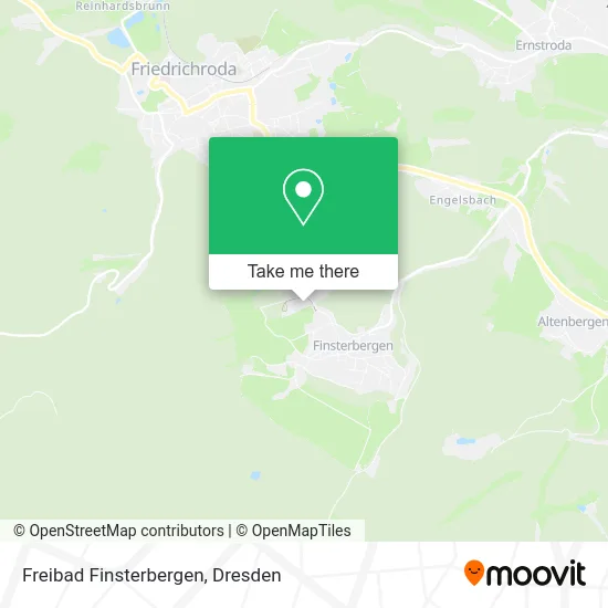 Карта Freibad Finsterbergen