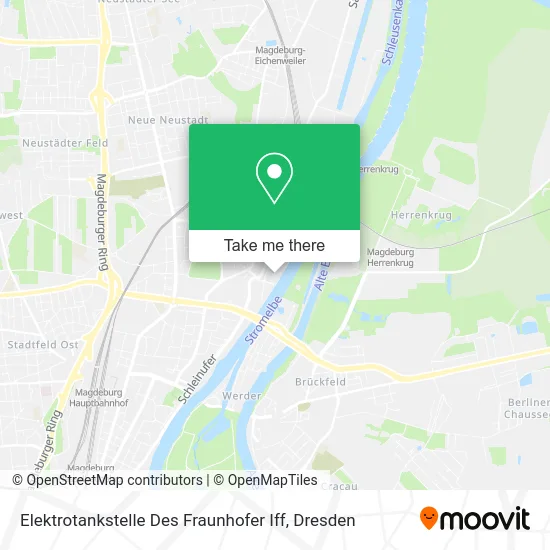 Карта Elektrotankstelle Des Fraunhofer Iff